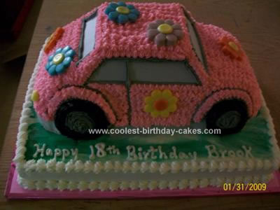  Wheels Birthday Cake on Homemade Car Cakes