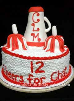  Birthday Cakes  Girls on Coolest Homemade Cheerleading Cake 10