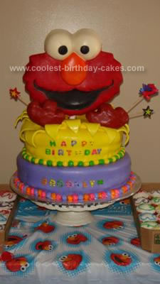 Birthday Cakes Images on Coolest Homemade Elmo Birthday Cake 116