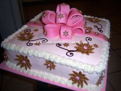 Homemade Birthday Cakes on Coolest Homemade Giftbox Birthday Cake 42