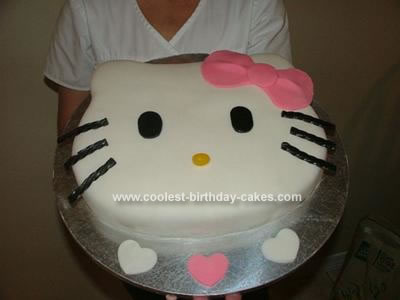 Homemade Birthday Cake on Coolest Homemade Hello Kitty Birthday Cake 112