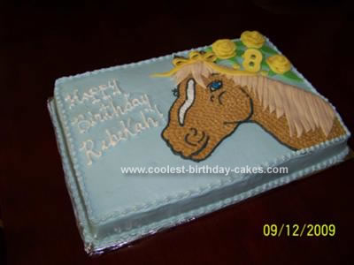 Horse Birthday Cakes on Coolest Homemade Horse Birthday Cake 63