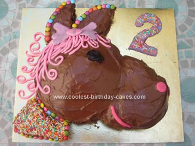Birthday Cakes  Kids on Coolest Homemade Horse Birthday Cake 67