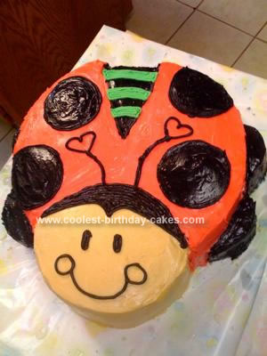 Ladybug Birthday Cake on Coolest Homemade Ladybug Birthday Cake 110