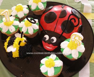 Ladybug Birthday Cakes on Coolest Homemade Ladybug Cake 107