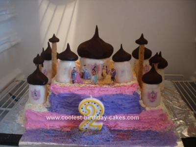 Princess Birthday Cakes on Coolest Homemade Palace Birthday Cake 376