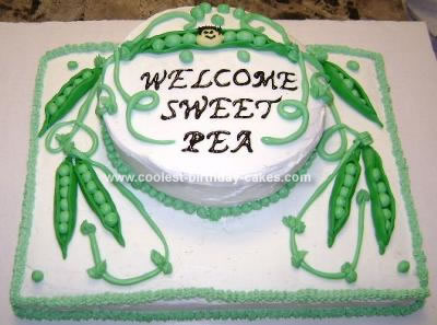 Sweet  Baby Shower Cake on Coolest Homemade Sweet Pea Cake 6