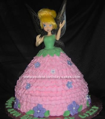 Tinkerbell Birthday Cakes on Coolest Homemade Tinkerbell Birthday Cake 69