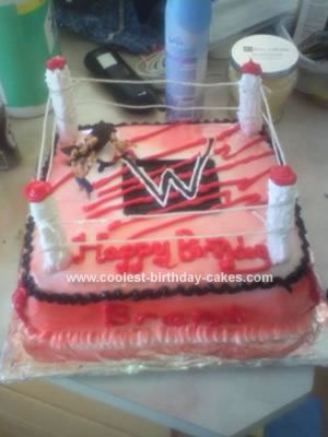 Homemade Birthday Cake on Coolest Homemade Wrestling Birthday Cake 15