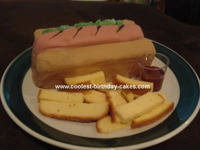 Birthday Cakes  Dogs on Coolest Hot Dog And Fries Cake 3