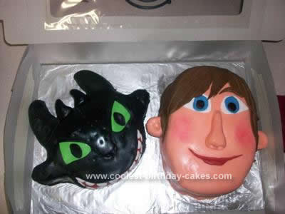 This How To Train Your Dragon Cake was a challenge!