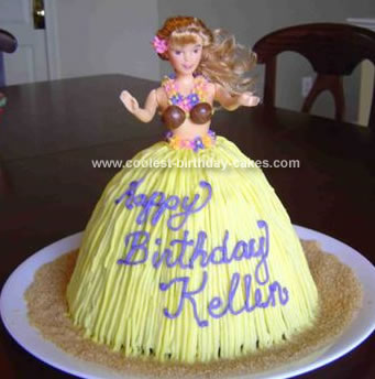   Birthday Cake on Coolest Hula Girl Birthday Cake 13