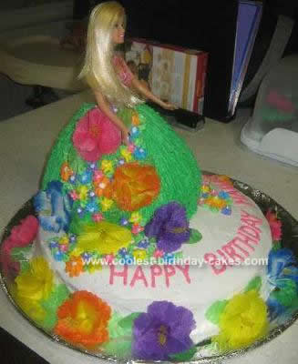 Homemade Birthday Cake on Coolest Hula Girl Cake 24