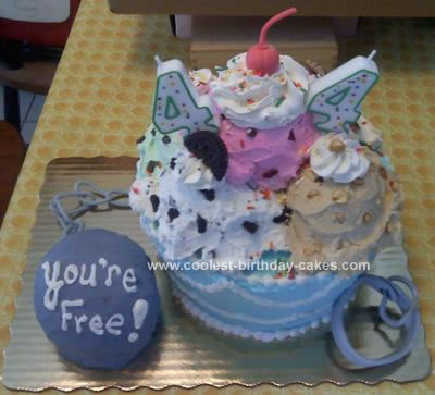  Cream Birthday Cake on Coolest Ice Cream Divorce Cake 2