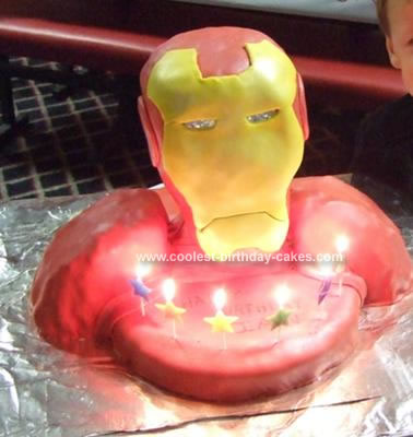 Iron  on Coolest Iron Man Cake 3