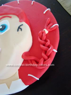  Story Birthday Cake on Homemade Jessie Toy Story Cake