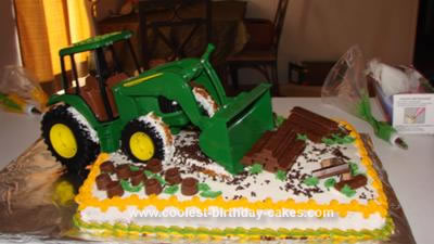 John Deere Birthday Cakes on Coolest John Deere Clean Up Cake 56