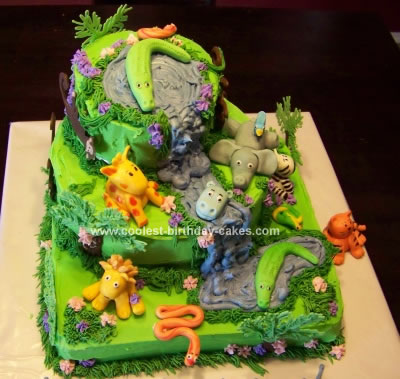 Boys Birthday Cake on Coolest Jungle Cake 32