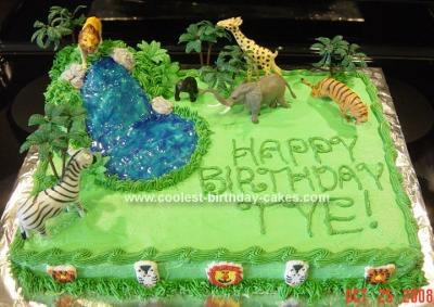  Birthday Cakes on Coolest Jungle Safari Cake 30