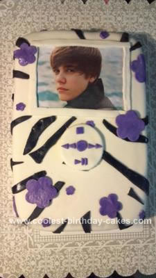Justin Bieber Birthday Cake on Coolest Birthday Cakes   Homemade Justin Bieber Ipod