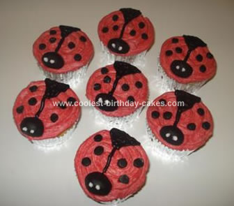 Ladybug Birthday Cake on Coolest Ladybug Cupcakes 81