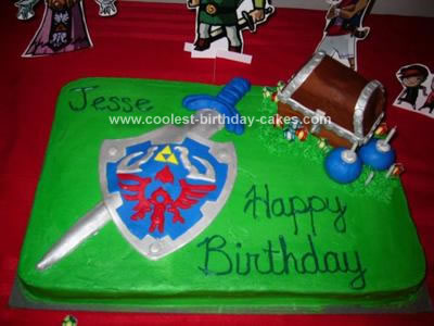 Easy Birthday Cake on Coolest Legend Of Zelda Birthday Cake 2