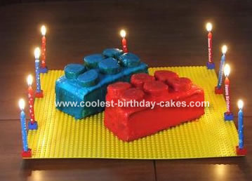 Lego Birthday Cakes on Lego Cake