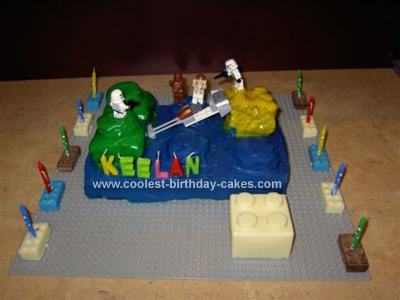 Homemade Birthday Cakes on Coolest Lego Star Wars Cake 11