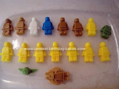 Homemade Lego Star Wars Cake Design