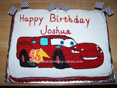 coloring pages lightning mcqueen. Coolest Lightning McQueen Cake