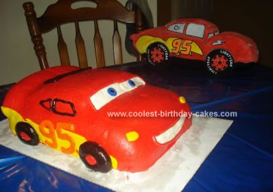 Lightning Mcqueen Birthday Cake on Coolest Lightning Mcqueen Cake 72