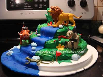 Fondant Birthday Cakes on Coolest Lion King Birthday Cake 5
