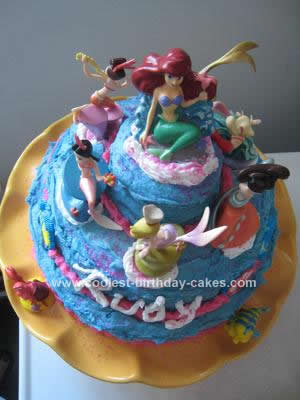  Mermaid Birthday Cake on Homemade Little Mermaid Cake Ideas And Photos Cake On Pinterest