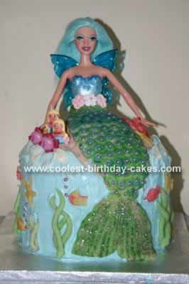 Fairy Birthday Cake on Coolest Little Mermaid Cake 50
