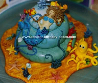 Fish Birthday Cake on Coolest Little Mermaid Cake 53