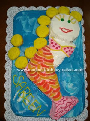 Easy Birthday Cakes on Coolest Little Mermaid Cake 60