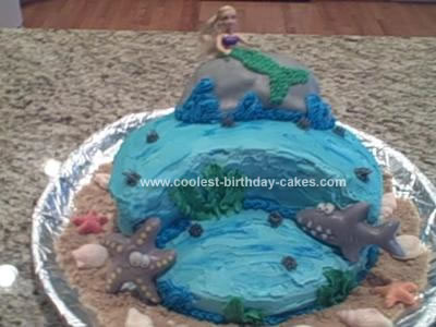  Mermaid Birthday Cake on Coolest Little Mermaid Cake 64