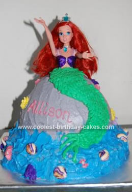  Mermaid Birthday Cake on Coolest Little Mermaid Cake 69