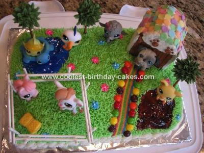  Girls Birthday Party Ideas on Coolest Littlest Pet Shop Birthday Cake 9