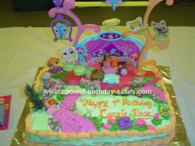 Birthday Cake Toppers on Coolest Littlest Pet Shop Cake 10