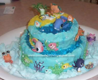 Doggie Birthday Cake on Coolest Littlest Pet Shop Cake 22   A Day At The Beach
