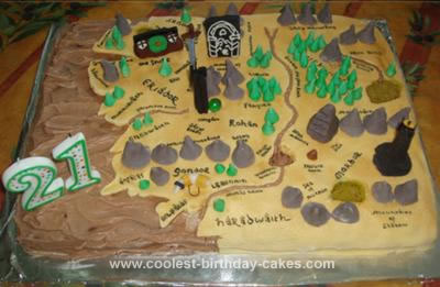 21st Birthday Cake Ideas on Coolest Lord Of The Rings Birthday Cake 4