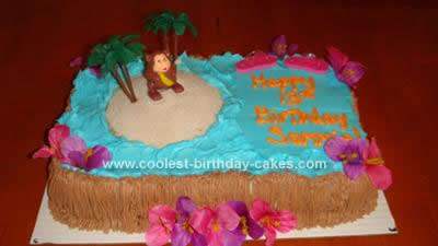 Order Birthday Cake on Coolest Luau Birthday Cake 42
