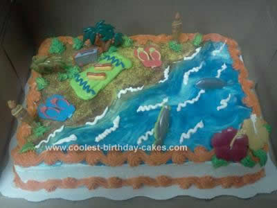Birthday Cake You. Coolest Luau Birthday Cake 55