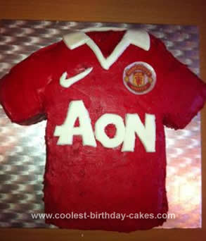 Mens Birthday Cakes on Coolest Man Utd Shirt Birthday Cake 67