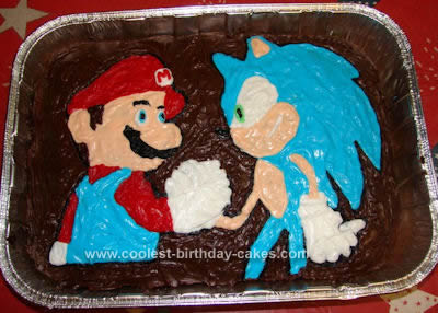 Sonic Birthday Cake on Coolest Mario And Sonic Birthday Cake 71