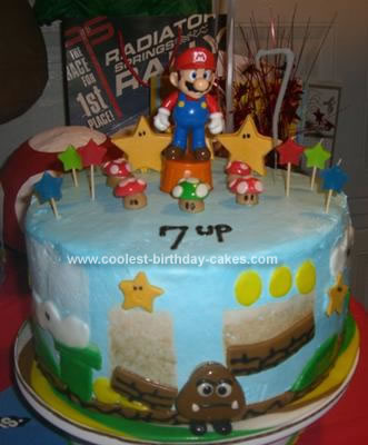 Mario Birthday Cake on Mario Bros Birthday Cake European Avalanche School
