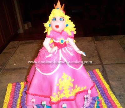 Mario Birthday Cakes on Coolest Mario Brothers Princess Peach Cake 52
