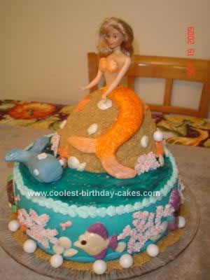 Castle Birthday Cake on Coolest Mermaid Birthday Cake 105