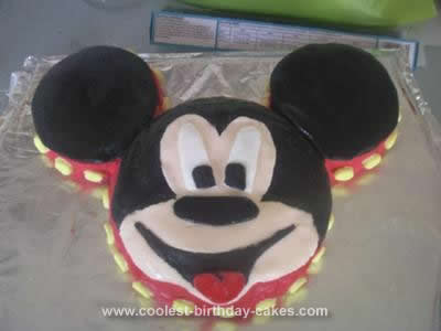 Mickey Mouse Birthday Cakes on Coolest Mickey Mouse Birthday Cake 100